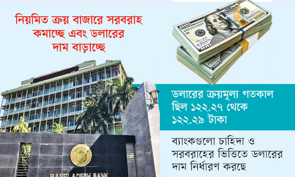 পাঁচ মাসে ২৫১ কোটি ডলারের রিজার্ভ সংগ্রহ বাংলাদেশ ব্যাংক